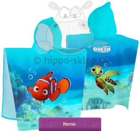 Ponczo ręcznik z kapturem Nemo Disney CTI 40893