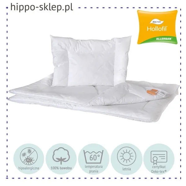 Zestaw całoroczny poduszka + kołdra Hollofil Allerban Poldaun