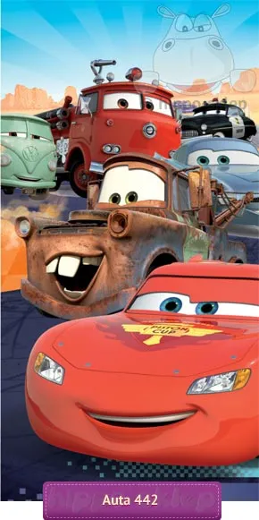 Ręcznik dla dzieci Auta Disney Cars 820-442 Setino 5991328204421