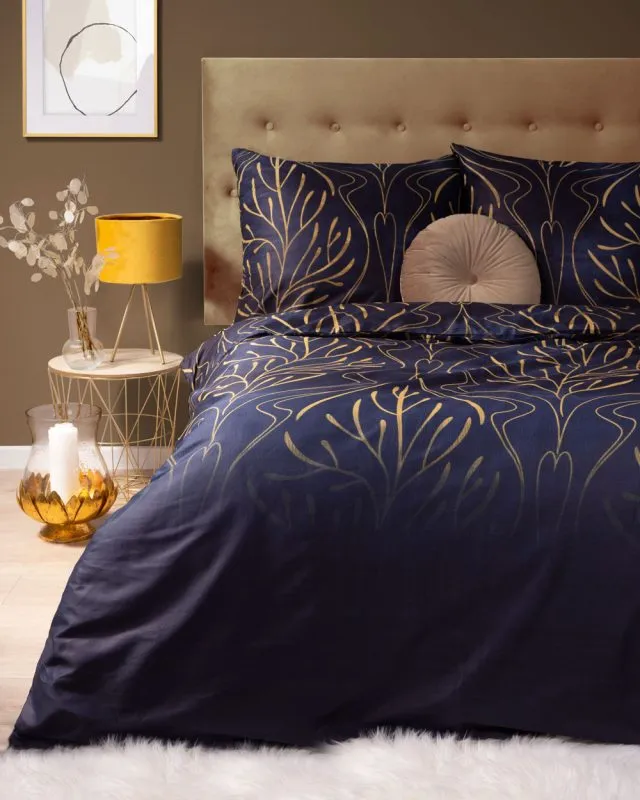 Grafitowa pościel dla dorosłych 200x220 + 2x 70x80 cm śpiących pod wspólnym okryciem