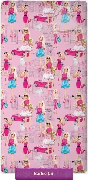 Prześcieradło dziecięce Barbie 03 Faro 5907750538195