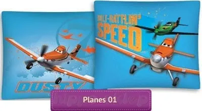 Poszewka na jasia Samoloty Planes PL 01P niebieska Disney