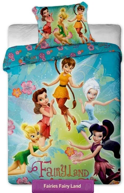 Pościel dzwoneczek i wróżki Disney Fairies, Jerry Fabrics