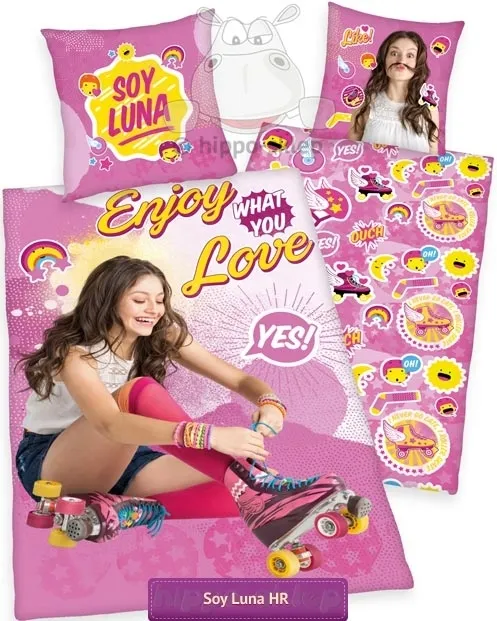 Dwustronna pościel Disny Soy Luna 135x200 + 70x90