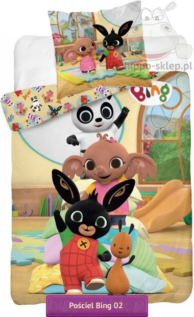 Bawełniana pościel Bingiem 120x160, 135x200