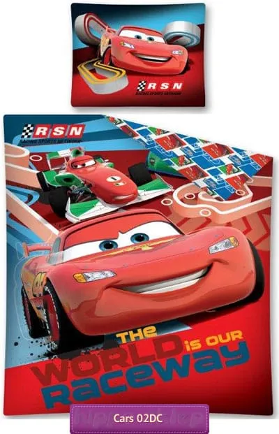 Pościel dla dzieci Disney Cars 2 DC, Detexpol