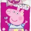 Pościel dla dzieci Świnka Peppa  140x200 150x200 160x200 różowa