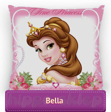 Małą poszewka Księżniczki - Bella 40x40 cm, Disney