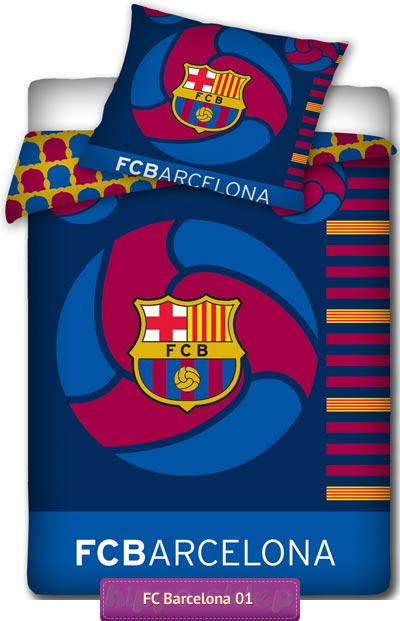 Pościel FC Barcelona FCB 5009 piłka Carbotex