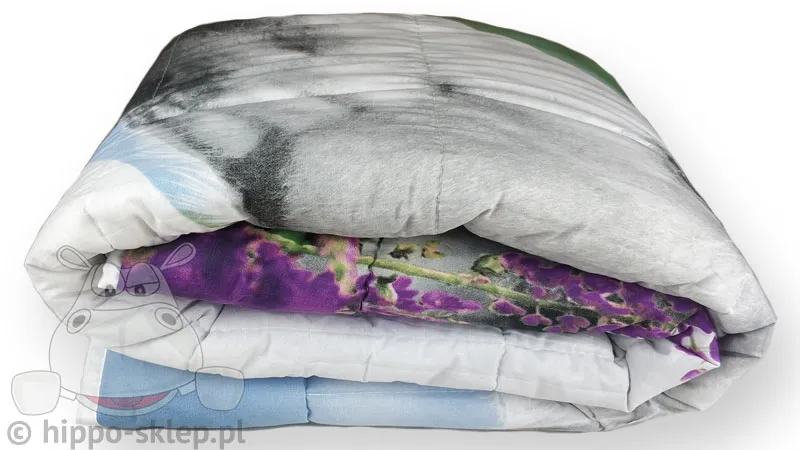 Nakrycie na łóżko z koniem w łubinie - pakowanie