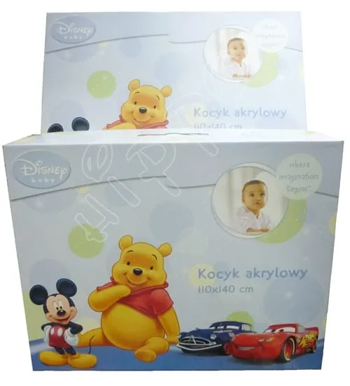 Opakowanie koców z motywem Cars