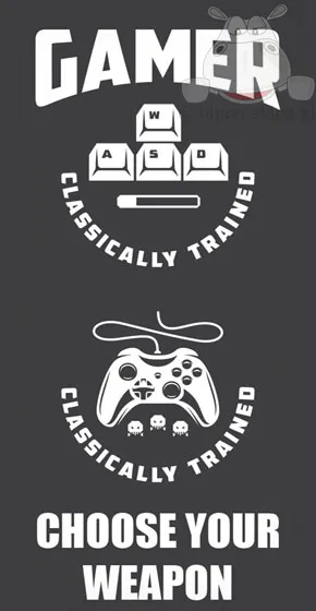 Ręcznik Gamer z padem dla gracza 70x140, czarny