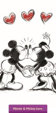 Ręcznik Mickey i Minnie Love