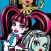 Ręcznik z laleczkami Monster High, Mattel, 70x140 cm, turkusowy
