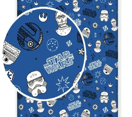 Prześcieradło z gumką Star Wars dla chłopca