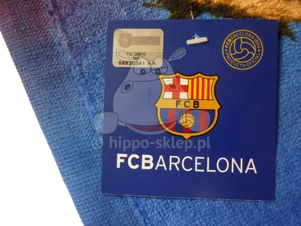 Ręcznik Xavi FCB 2007, metka z hologramem