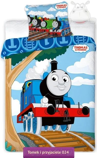 Pościel Tomek i Przyjaciele do łóżeczka dla niemowlaka 90x120, 130x90 i 100x135