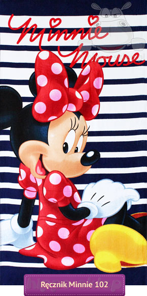 Ręcznik dla dzieci Myszka Minnie Mouse 102 Setino 5999100306028