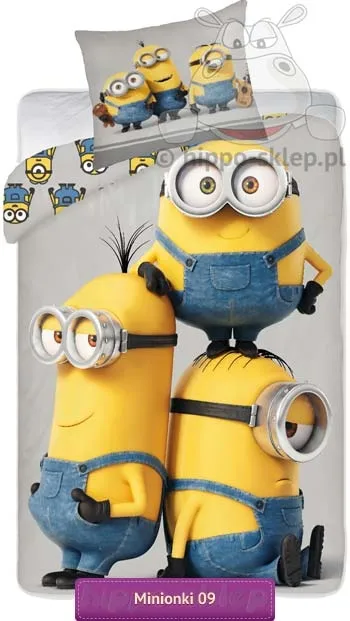 Pościel dla dzieci Minionki 004 Faro 5907750539208