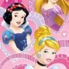 Plażowy ręcznik Disney Princess 70x140 cm, rózowy