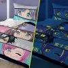 Świecąca pościel dla nastolatków z motywem postaci Anime