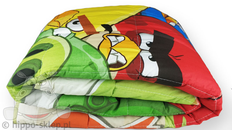 Angry Birds narzuta na łóżko dziecięce - pakowanie
