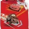 Pościel dziecięca Auta Disney Cars Trio 100x135 + 40x60, czerwono-biała