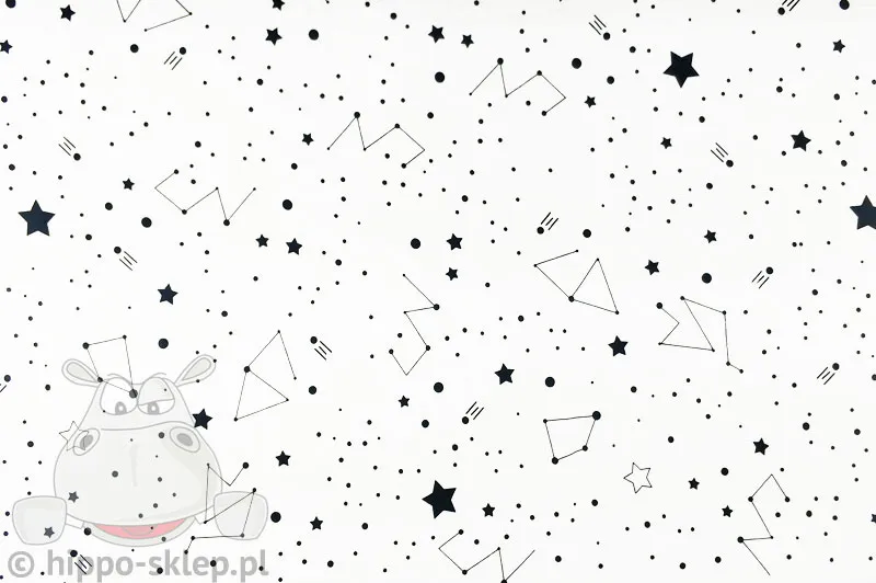 Bawełniane prześcieradła w motywy kosmiczne