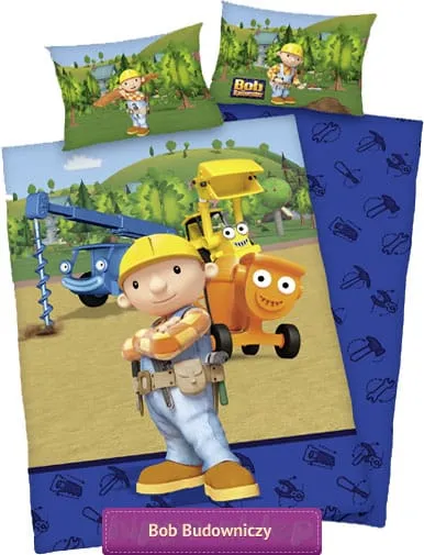 Flanelowa pościel Bob budowniczy, Herding