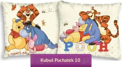 Dwustronna poszewka - jasiek z Postaciami z serialu Kubuś Puchatek