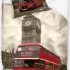 Pościel Big Ben i czerwony autobus 140x200