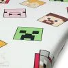 Prześcieradło z bohaterami gry Minecraft dla chłopców
