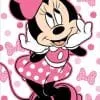 Ręcznik Myszka Minnie Disney różowo-biały, Jerry Fabrics