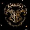 Koc Harry Potter czarny z herbem 150x200 cm