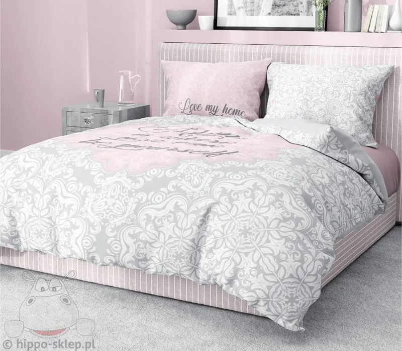 Pościel dla dorosłych My Home 200x220, szara