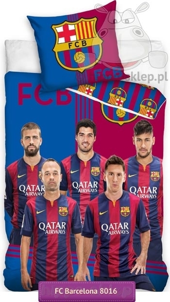 Pościel piłkarska FC Barcelona FCB 8016 Carbotex 5902022948023