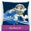 Disney Toy Story - Buzz Astral, poszewka 40x40 cm, granatowa