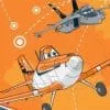 Samoloty Disney Planes bawełniany ręcznik dla dzieci 70x140 cm, Faro