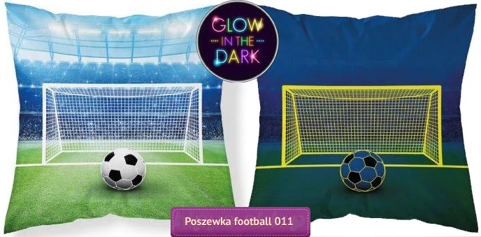 Kolorowy jasiek z motywem boiska piłkarskiego, dla chłopca