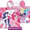 Ręcznik ponczo dla dziecka My Little Pony 55x110 cm, różowy