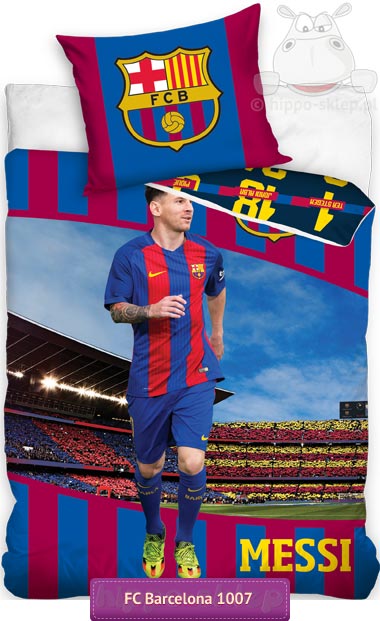 Piłkarska pościel z Messim FCB 161007 FC Barcelona Carbotex