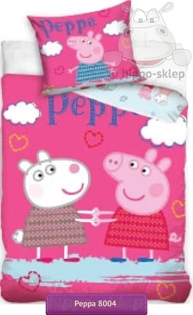 Pościel Świnka Peppa i Suzy 160x200 lub 140x200