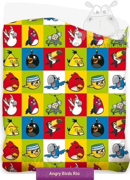 Narzuta dziecięca Angry Birds Rio