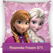 Poszewka Kraina Lodu Elsa i Anna różowa Disney Frozen