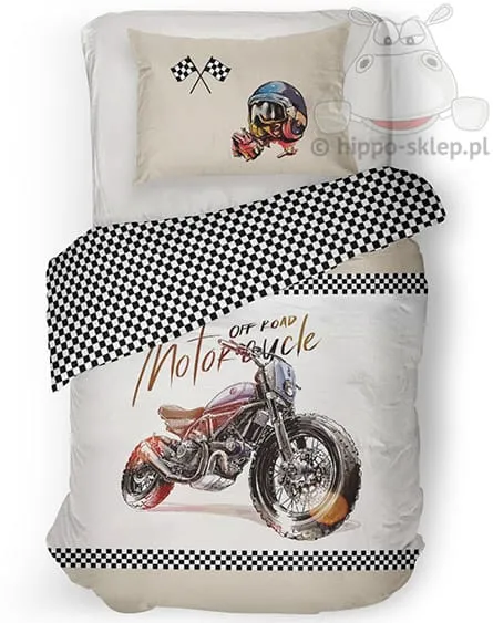 Pościel motor off-road 2635 - 160x200 lub 150x200 cm