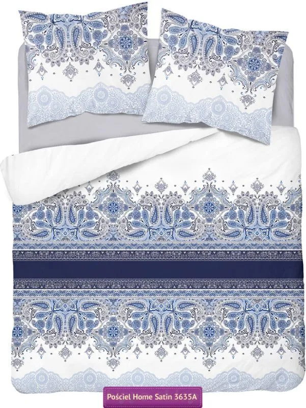 Pościel orientalna z satyny bawełnianej 160x200