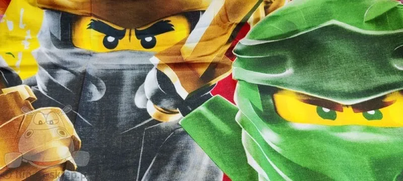 Poszwa na kołdrę Lego Ninjago - nadruk postaci