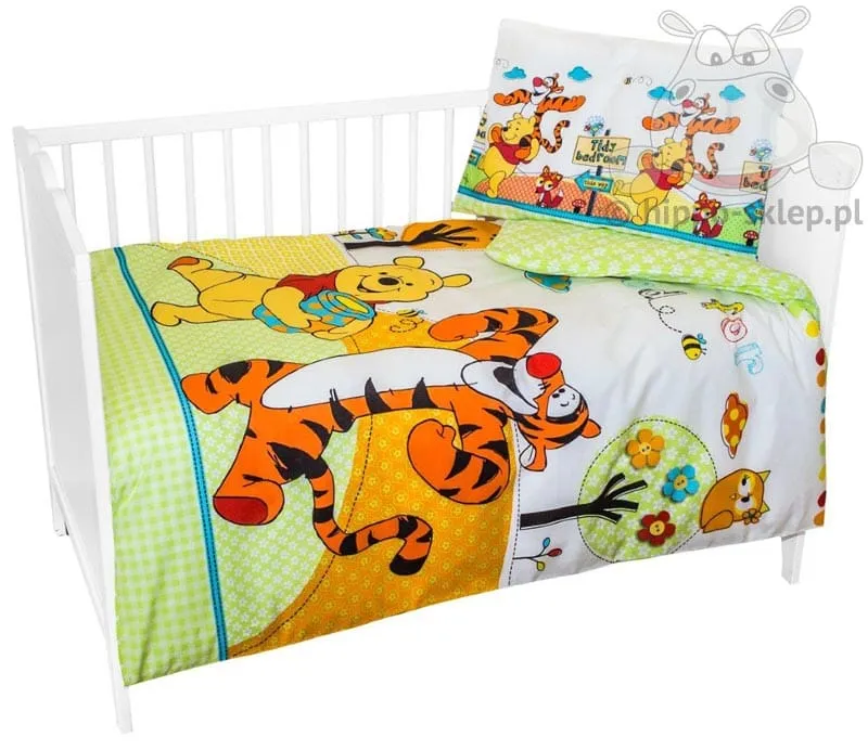 Pościel do łóżeczka z Kubusiem i Tygryskiem