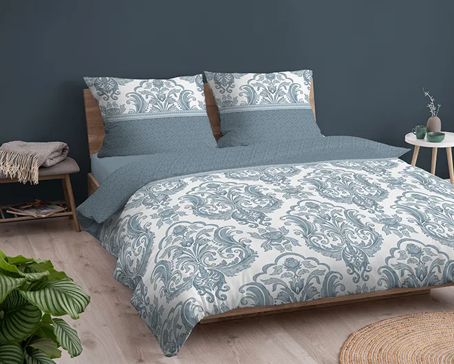 Królewska pościel Home Satin z przędzy bawełnianej 200x200 + 2x 50x60