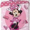 Pościel Myszka Minnie rózowa 140x200 i 135x200